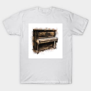 Ragtime Piano Musical Instrument T-Shirt